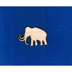 Mamut  5x3,5  cm ( nr VII ) , kolekcja dinozaury , pokój dziecka , panel ścienny sklejka